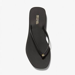 Michael Kors Platform Squared Toe Flip Flops